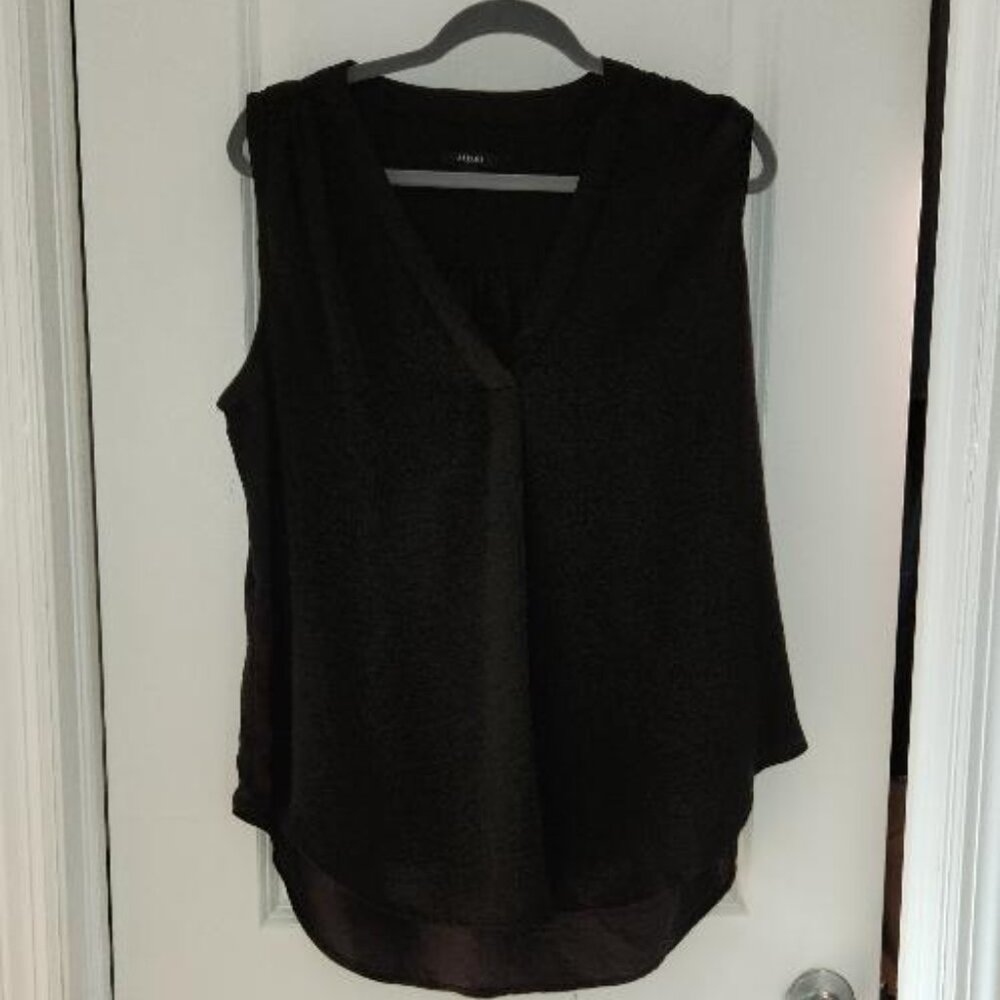 Alfani women's black sleeveless blouse